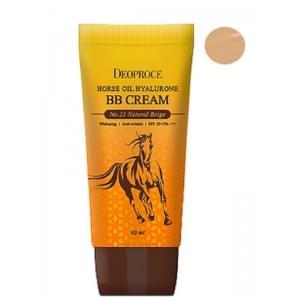 Крем ББ с гиалуроновой кислотой и лошадиным жиром DEOPROCE HORSE OIL HYALURONE BB cream #23
