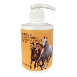Крем для тела массажный очищающий с лошадиным жиром DEOPROCE HORSE OIL CLEAN & WHITE CLEANSING & MAS
