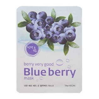 Маска для лица с экстрактом черники The YEON Berry Very Good Blue Berry Mask 