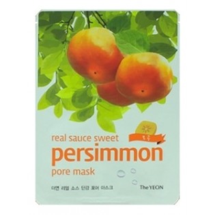 Маска для лица с экстрактом хурмы The YEON Real Sauce Sweet Persimmon Pore Mask 