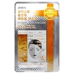 Маска тканевая c гиалуроновой кислотой Mijin Junico Crystal All-in-one Facial Mask Hyaluronic Acid 
