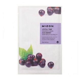 Маска тканевая с ягодами асаи MIZON JOYFUL TIME ESSENCE MASK [ACAIBERRY] 