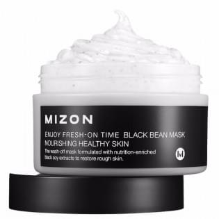 Маска для лица MIZON ENJOY FRESH-ON TIME [BLACK BEEN MASK]