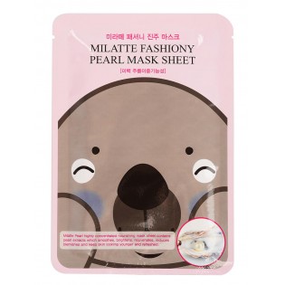 Маска тканевая с экстрактом жемчуга MILATTE FASHIONY PEARL MASK SHEET 