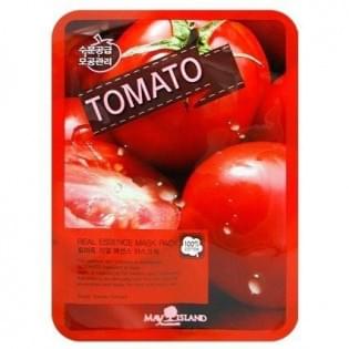 Маска для лица тканевая с томатом MAY ISLAND Real Essence Tomato Mask Pack