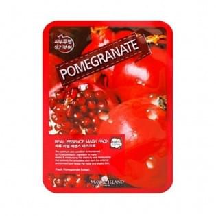 Маска для лица тканевая с гранатом MAY ISLAND Real Essence Pomegranate Mask Pack