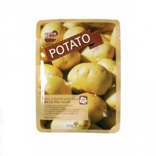 Маска для лица тканевая с картофелем MAY ISLAND Real Essence Potato Mask Pack