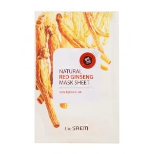 Маска тканевая с экстрактом женьшеня The SAEM Natural REd Ginseng Mask Sheet