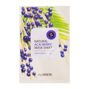 Маска тканевая с экстрактом ягод асаи The SAEM Natural Acai Berry Mask Sheet