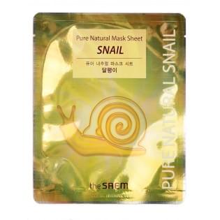 Маска тканевая с муцином улитки The SAEM Pure Natural Mask Sheet [Snail]