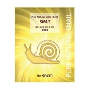 Маска тканевая с муцином улитки The SAEM Pure Natural Mask Sheet [Snail]