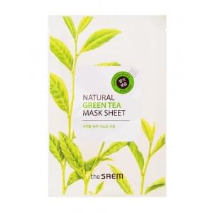 Маска тканевая с экстрактом зеленого чая The SAEM Natural Green Tea Mask Sheet