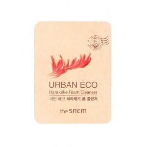 Пенка для умывания увлажняющая пробник The SAEM Urban Eco Harakeke Foam Cleanser(2.5ml)