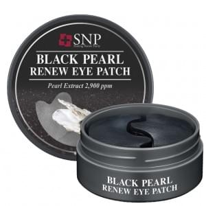 Патчи для глаз с жемчугом SNP BLACK PEARL RENEW EYE PATCH (RENEWAL), 60 шт.