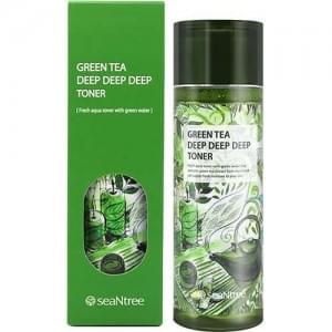 Тонер для лица увлажняющий SEANTREE GREEN TEA DEEP DEEP DEEP TONER