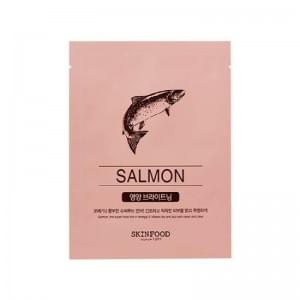 Маска для лица тканевая с лососевым маслом Skinfood Beauty in a Food Mask Sheet Salmon