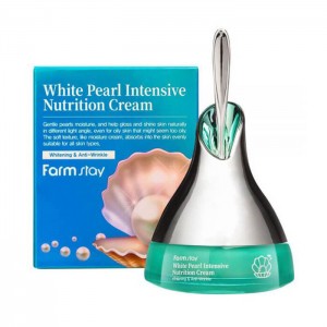 Крем интенсивный питательный с экстрактом жемчуга FarmStay White Pearl Intensive Nutrition Cream