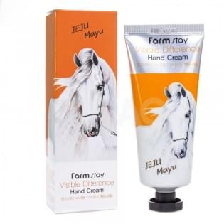 Крем для ног с лошадиным жиром Farmstay jeju mayu Foot Cream, 100 мл.