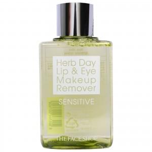 Средство для снятия макияжа для чувствительной кожи The Face Shop Herbday Lip&Eye Remover Sensitive