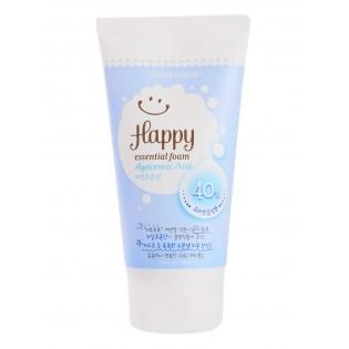 Пенка для умывания с гиалауроновой кислотой Etude House Happy Essential Cleansing Foam_Hyaluronic Acid