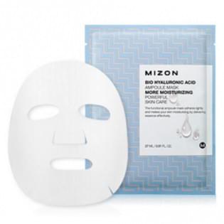 Маска листовая увлажняющая MIZON BIO HYALURONIC ACID AMPOULE MASK