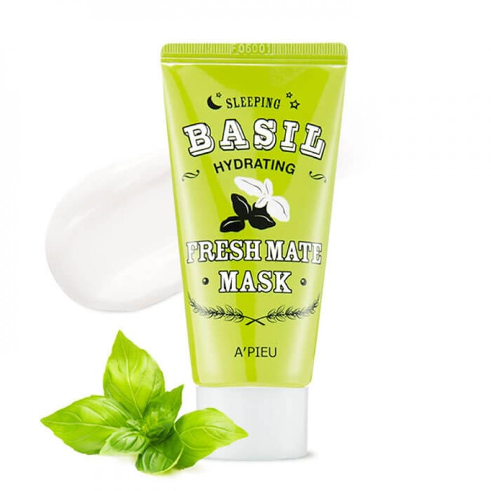 Mate mask. Ап Fresh Mate маска для лица ночная a'PIEU Fresh Mate Basil Mask (Hydrating) 50мл. A'PIEU ночная маска sleeping Basil Hydrating Fresh Mate Mask с экстрактом базилика и баобаба. APIEU ночные маски Fresh Mate. Ап Fresh Mate маска для лица ночная a'PIEU Fresh Mate Tea Tree Mask ( Calming ) 50мл.