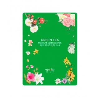 Маска для лица тканевая с зеленым чаем EYENLIP GREEN TEA OIL MOISTURE ESSENCE MASK