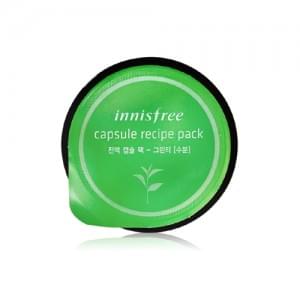 Маска для лица с экстрактом зеленого чая INNISFREE CAPSULE RESIPEPACK GREEN TEA