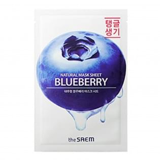 Маска тканевая с экстрактом черники The Saem Natural Blueberry Mask Sheet (NEW)