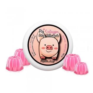 Маска-желе ночная увлажняющая со свиным коллагеном FarmStay Collagen Aqua Piggy Jelly Pack, 100 мл.